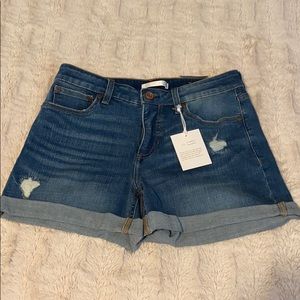 Lauren Conrad cuffed jean shorts
